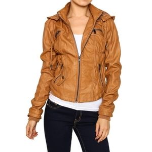CI SONO Fleece-lined Moto Jacket